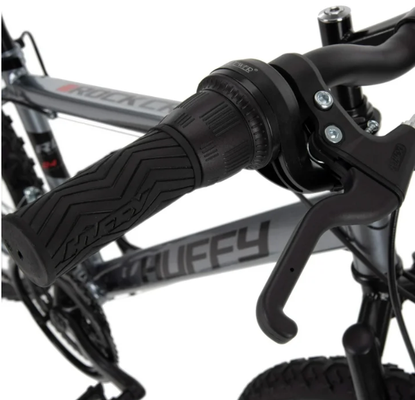 Bicicleta de Montaña Rock Creek, Huffy  Ruedas de 24", Mayores de 13 Años, 18 Velocidades, Gris - Imagen 8